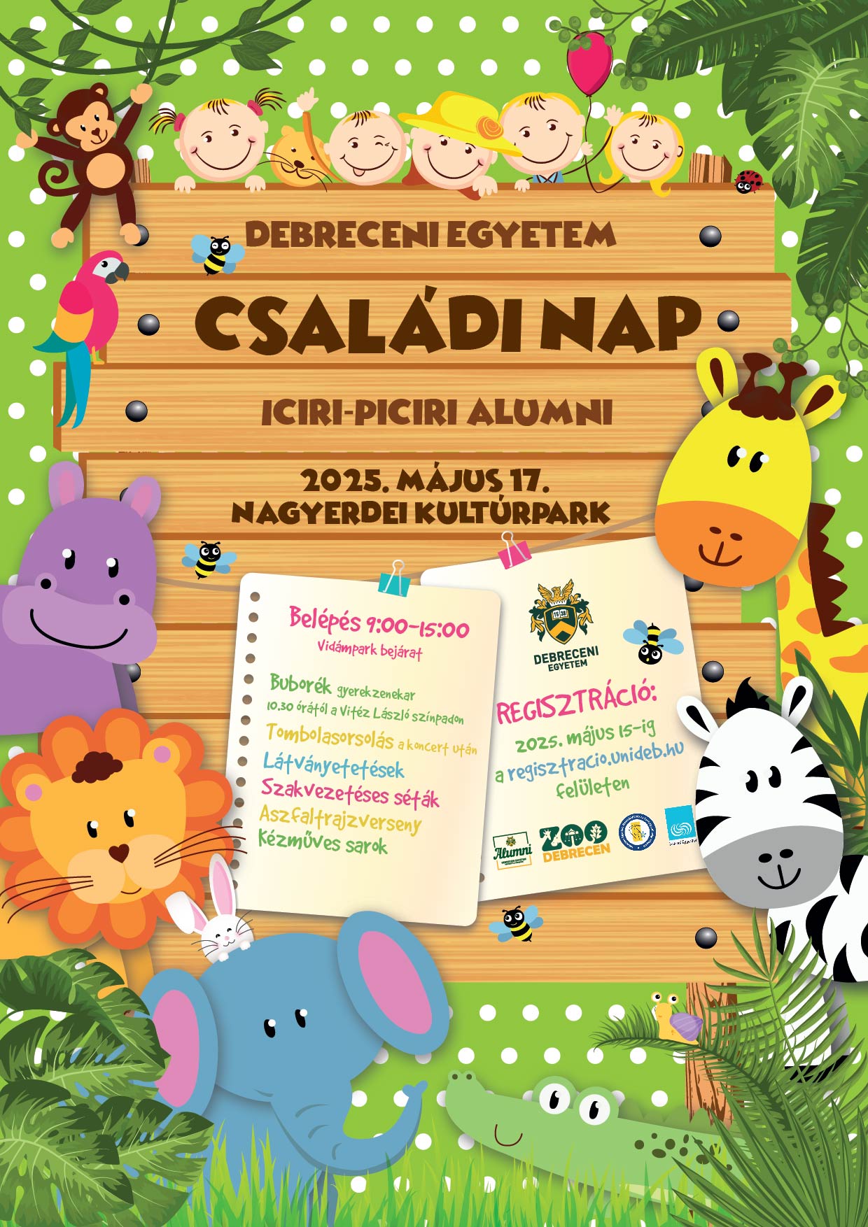 családi nap plakátja